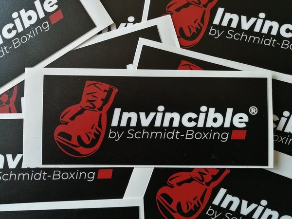 Invincible by Schmidt-Boxing Sticker